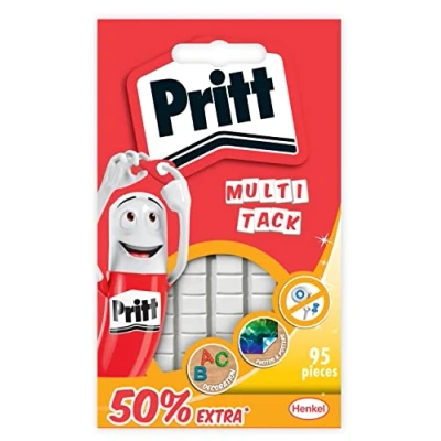 Abbildung von Pritt, 1444967, Universal Multi Tack Klebepads, 95 Stück, Blister Verpackung