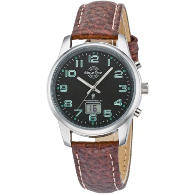 Abbildung von MASTER TIME Funkuhr »Basic, MTLA 10762 22L«, Armbanduhr, Quarzuhr, Damenuhr, Datum, Leuchtzeiger