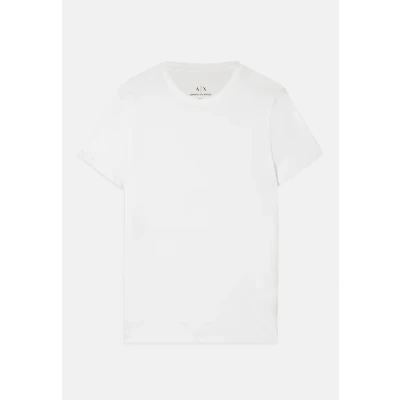 Abbildung von Armani Exchange Herren Pima Small Logo T Shirt, Weiß, S