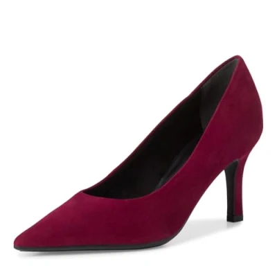 Abbildung von Tamaris Damen Pumps Leder Stilettoabsatz bequem; RED Structure, EU 36