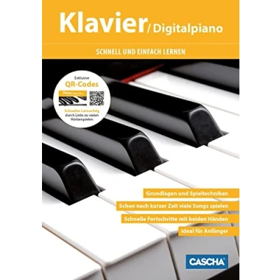 Abbildung von Klavier / Digitalpiano Schnell und einfach lernen: Mit Hörbeispielen über QR Codes