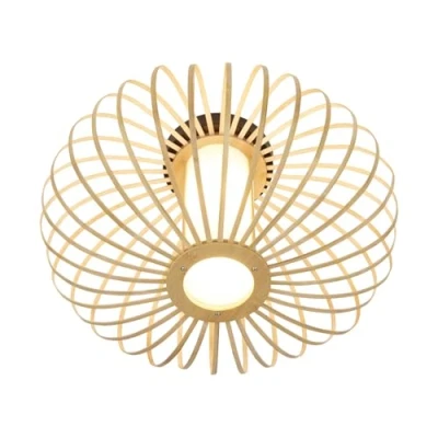 Abbildung von BRILONER Bambus Deckenlampe für das Wohnzimmer, Deckenleuchte Holz, Lampe Wohnzimmerlampe, Boho, Schlafzimmer Deko, E27 Fassung, 40 cm