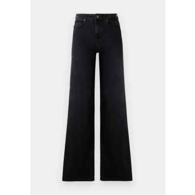 Abbildung von ONLY Onlblush MID Waist Coated Flared Jeans, Damen, Größe: XSx32, Black