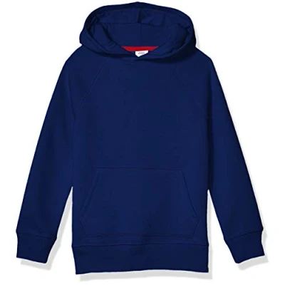 Abbildung von Amazon Essentials Jungen Fleecepullover, Kapuzenpullover und Sweatshirts, Marineblau, 9 Jahre