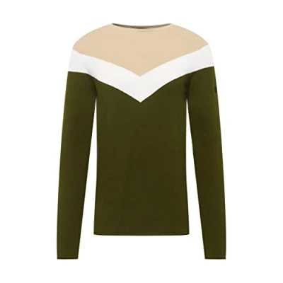 Abbildung von KEY LARGO Herren RÜDIGER Round Pullover, Sand Olive (2051), L