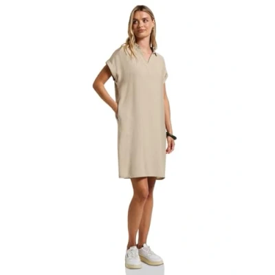 Abbildung von STREET ONE Damen A144410 T Shirt Kleid, Coastal Beige, 42