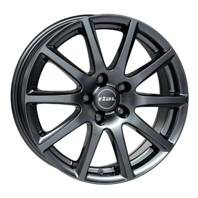 Abbildung von RIAL 5 loch 17Zoll 112mm Alufelge Milano titan MI70745V22 Felge