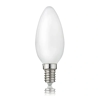 Abbildung von hellum Kerzenlampe E14 LED warmweiss, Glühbirne mit 470 lumen, matte warmweiß Birne Sockel, C35, ersetzt 40 Watt Glühbirne, 2700 Kelvin 207217