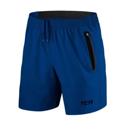 Abbildung von TCA Herren Elite Tech Leichte Laufhose Gymshorts Trainingsshorts und Laufshorts mit Reißverschlusstaschen Sporthose Kurz Blau, XL