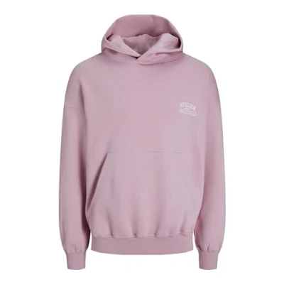 Abbildung von Jack &amp; Jones Jorsantorini Graphic Kapuzenpullover, Herren, Größe: Small, Pink nectar