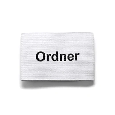 Abbildung von Sportacular Gear Ordner Armbinden Sets (5 oder 10 Stk.) mit Klettverschluss weiß individuell anpassbar Ordnerarmbinde Binde (10)