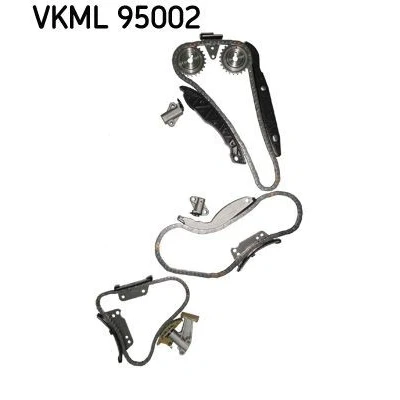 Abbildung von SKF VKML 95002 Steuerkettensatz mit Ölpumpenkette Simplex, Kette geschlossen KIA: SORENTO 1, HYUNDAI: H 1 / i800 Travel, iLoad Cargo