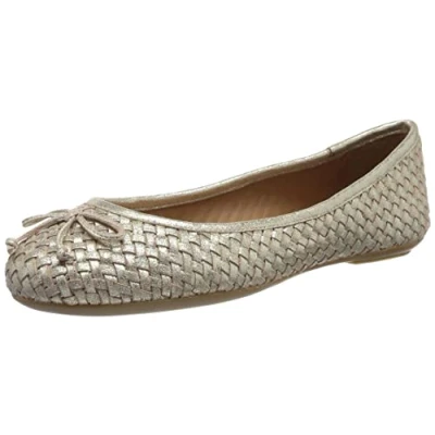 Abbildung von Geox Palmaria Klassischer Ballerina, Damen, Größe: 41, Light gold Schuhe