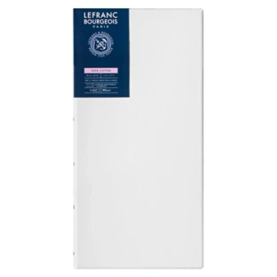 Abbildung von Lefranc &amp; Bourgeois 111132 Keilrahmen Serie Klassisch, 100 % Baumwolle, 350g/m², Archivqualität, säurefrei für erhöhte Haltbarkeit, grundiert 20x40cm