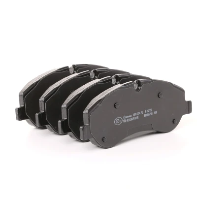 Abbildung von BREMBO P 24 152 Bremsbelagsatz inkl. Verschleißwarnkontakt mit Bremssattelschrauben Zubehör FORD: Transit V363 Van, Tourneo Custom V362 Minibus