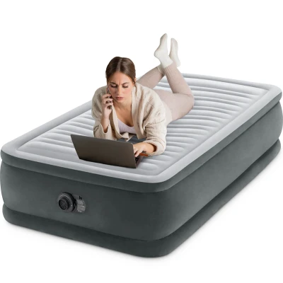 Abbildung von Intex Twin Comfort Plush Luftbett mit Fiber Tech RP, aufgeblasene Größe: 99 cm x 191 46 (64412ND)