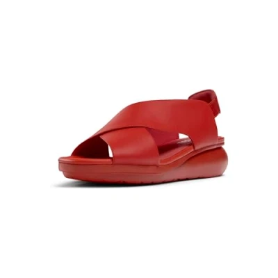Abbildung von Camper Riemensandalette, Damen, Größe: 38, Bright red Schuhe