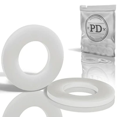 Abbildung von PD® Kunststoff Unterlegscheiben M6 (DIN 125 Form A/ISO 7089) Hochwertige PA Nylon Beilagscheiben Kunststoffscheiben Polyamidscheiben mit kleinem Außendurchmesser 10 Stück