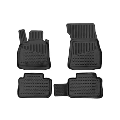 Abbildung von ELEMENT Gummimatten Set für Audi E Tron, 2018 &gt;, 100% passgenaue Auto Fußmatten, robuste Universal Fußmatte Auto, Fussmatten Gummi,