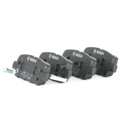 Abbildung von BOSCH 0 986 494 090 Bremsbelagsatz Low Metallic mit akustischer Verschleißwarnung Montageanleitung NISSAN: Qashqai / Qashqai+2 I Van, X Trail