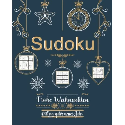 Abbildung von Weihnachts Sudoku: Frohe Weihnachten Rätsel mit 150 Sudoku in 4 SchwierigkeitsstufenWeihnachtsgeschenke Kleinigkeiten für Familie, Kollegen, Freunde