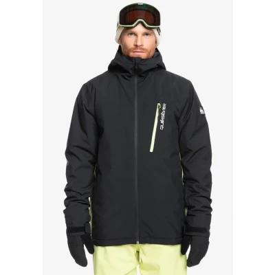 Abbildung von Quiksilver Morton Snowboardjacke, Herren, Größe: Medium, Black