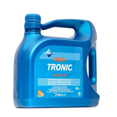 Abbildung von Aral Hightronic 5W 40 4l Motoröl 154FE7 VOLKSWAGEN: Golf 4, 5, 7, AUDI: Q3, A4 B8 Avant, A6 C6 BMW: 5 Saloon, 3 Touring