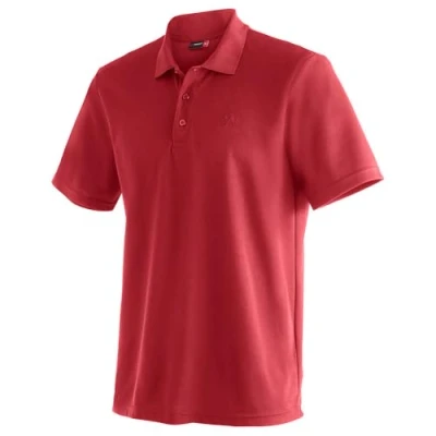 Abbildung von Maier Sports Herren Funktionspolo Ulrich, Salsa, 3XL, 152303