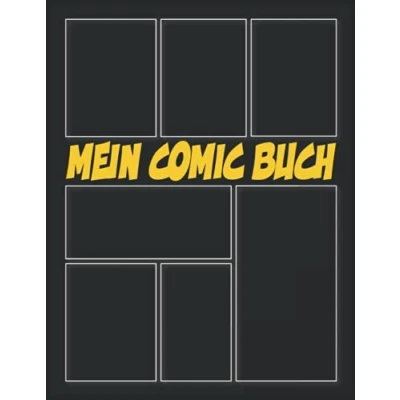 Abbildung von Comic Selber Machen 100 Vorlagen für Zeichnen lernen kinder: Blanko Buch Geschenk Fan, Erwachsene &amp; Kinder (Comic Papier)