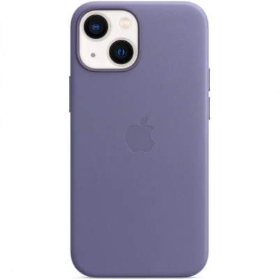 Abbildung von Apple Leder MagSafe Hülle iPhone 13 Mini Wisteria MM0H3ZM/A
