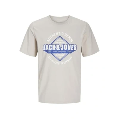 Abbildung von Jack &amp; Jones Rundhalsshirt »JJELOGO TEE SS O NECK 2 COL SS25 SN«, mit Logo Print