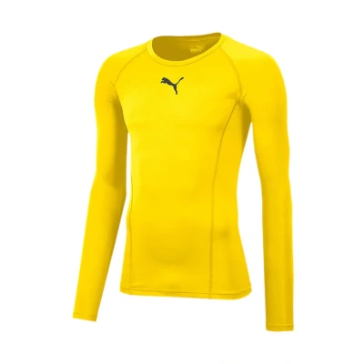 Abbildung von Puma LIGA Langarmshirt, Herren, Größe: XXL, Gelbschwarz