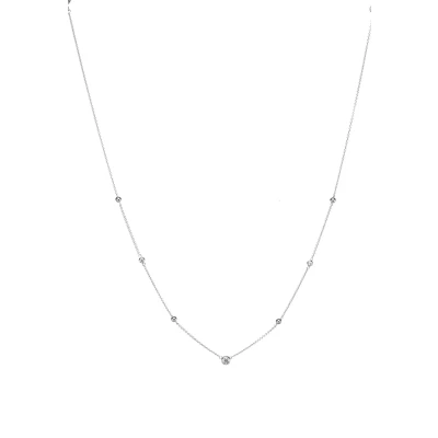 Abbildung von Fossil Halskette silvercoloured, Damen, Größe: One Size, Silver coloured