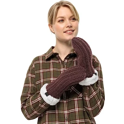 Abbildung von Jack Wolfskin Highloft W Fäustling, Damen, Größe: Medium, Boysenberry
