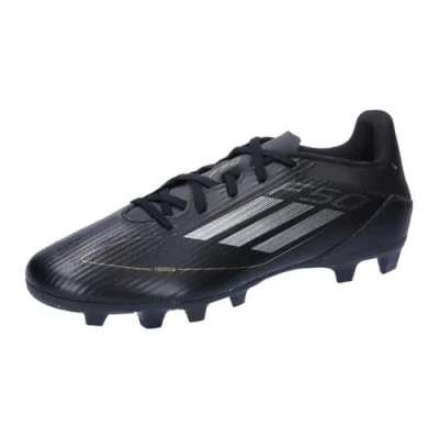 Abbildung von adidas Performance F50 CLUB Flexible Ground Fußballschuh Nocken, Herren, Größe: 48, Core black/iron metallic/gold metallic Schuhe