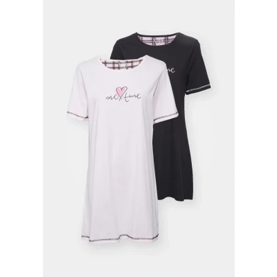 Abbildung von Vivance Dreams Sleepshirt, (Packung, 2 tlg.), im Doppelpack mit Karomuster