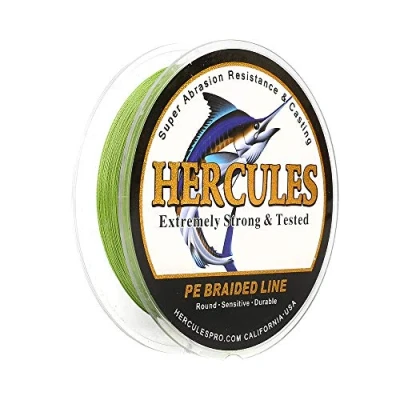 Abbildung von Hercules Super Cast 100m 2000m 109 2196 Yards Geflochtene Angelschnur 6lb 100lb Test für Salzwasser Süßwasser PE Geflecht Fischdraht Superline 4 Stränge
