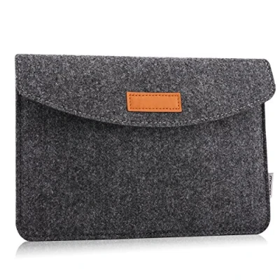 Abbildung von MoKo Universal 7 8&quot; Felt Sleeve Hülle Tragbare Filz Schutzhülle Tasche für iPad Mini (6. Gen) 8.3&quot; 2021, 5/4/3/2/1, Galaxy Tab S2 8.0, A ZenPad Z8s 7.9, Dunkelgrau