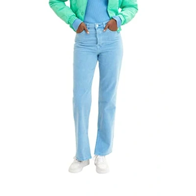 Abbildung von TOM TAILOR Denim Damen 1035417 Emma Straight Jeans, 18395 Rainy Sky Blue, 30