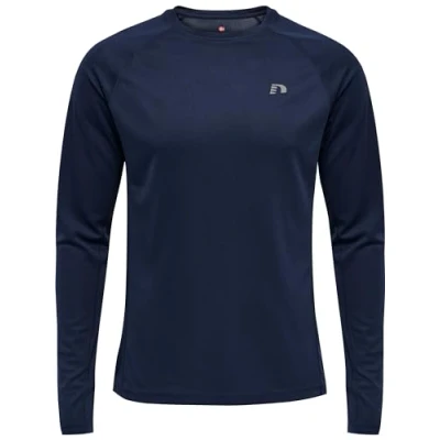 Abbildung von Newline MEN CORE Running Langarmshirt, Herren, Größe: XXL, Black iris