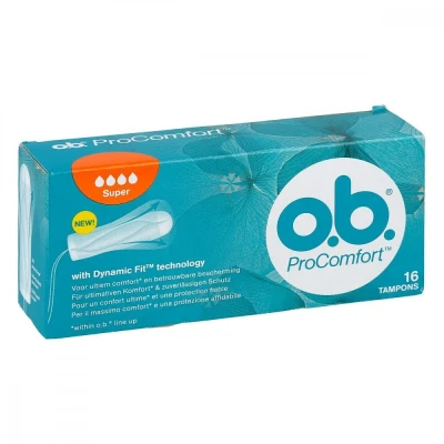 Abbildung von O.b. Tampons Procomfort super