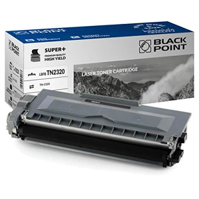 Abbildung von BLACK POINT Toner Kompatibel zu TN 2320 Schwarz für Brother DCP: L2500D, L2560DW, L2520DW, L2540DN HL: L2340DW, L2360DN, L2300D, L2365DW, MFC: L2700DN, L2700DW, L2740DW, L2720DW