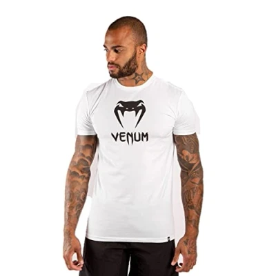 Abbildung von Venum Herren Klassisk T shirt shirt, Weiß, L EU