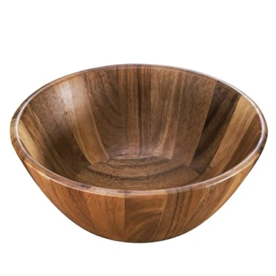 Abbildung von Zassenhaus Salat und Obstschale, Akazienholz, Ø 20cm, 25cm, 30cm, Salatschüssel aus Holz, Aufbewahrung von Obst, Zubereitung Servieren Salat, Dekoschale