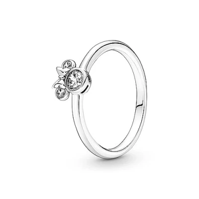 Abbildung von PANDORA DISNEY Ring &quot;Minnie Mouse&quot; silber Zirkonia 190074C01 54