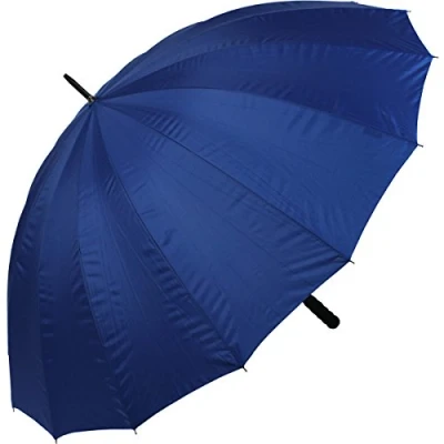 Abbildung von iX brella Leichter XXL Partnerschirm 16 teilig mit angenehmen Softgriff Durchmesser 1,29 Meter (grün)