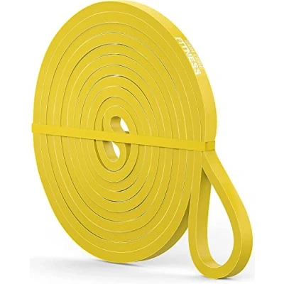 Abbildung von Iron Core Fitness leichtes Widerstandsband hochziehen mit Flexibilität für Mobilität, Fitnesstraining, Dehnungstherapie, Yoga 2 10kg (Gelb, XS)