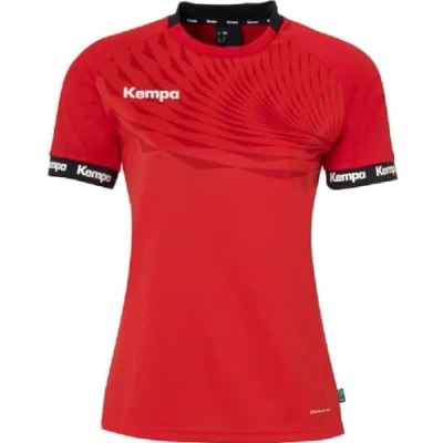 Abbildung von Kempa Damen Wave 26 Kurzarm T Shirt, Rot/Chilirot, XS