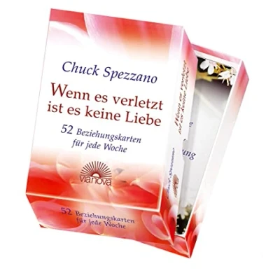 Abbildung von Wenn es verletzt ist keine Liebe Kartenset: 52 Beziehungskarten für jede Woche mit Begleitbüchlein. Selbstcoaching Affirmationen und Chuck Spezzano Karten