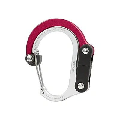 Abbildung von GEAR AID HEROCLIP Karabinerclip und Haken (Mini) für Reisen, Gepäck kleine Taschen, Blau